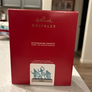 Hallmark Keepsake Hitchhiking Ghosts Ornament - Red and Blue